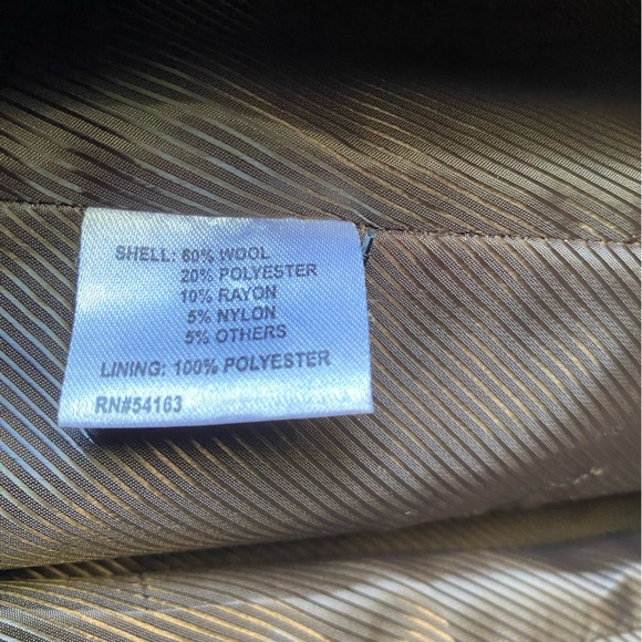 Calvin Klein wool coat, women’s size 10 - Picture 4 of 6